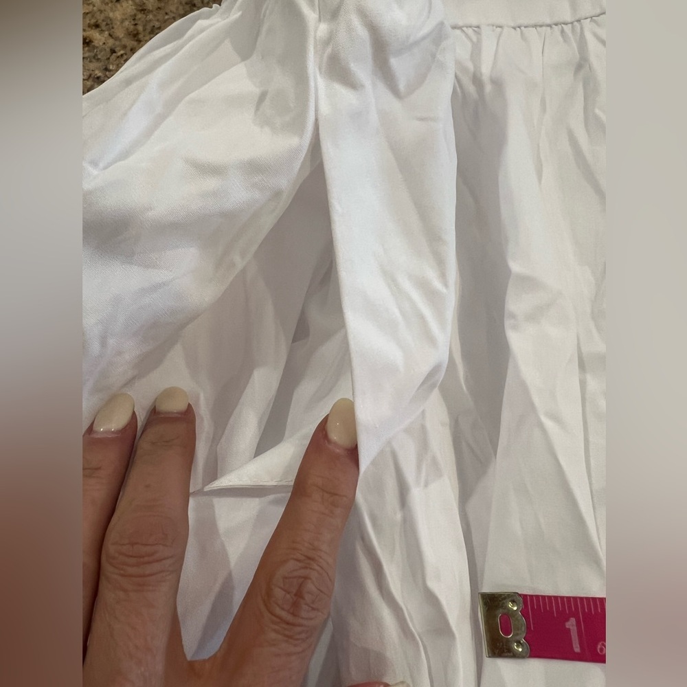 Commense White A-Line Full Maxi Skirt - Picture 8 of 11